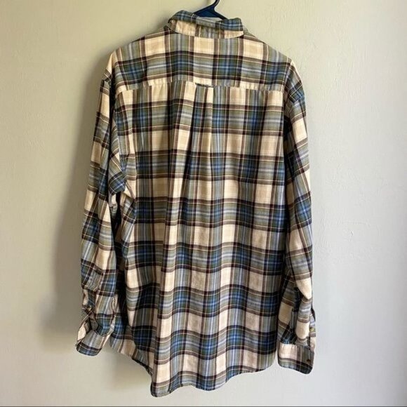 Nautica Cotton Long Sleeve Button Down Shirt Large - Picture 7 of 9